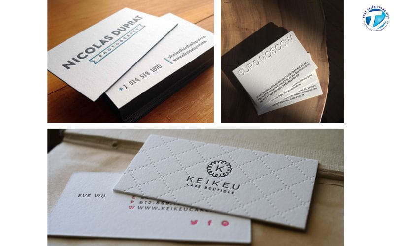 Mẫu card visit dập nổi đẹp